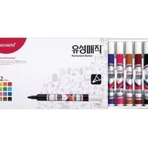 모나미유성매직 LWAA40F7 12색세트2.0mm 모나미매직류
