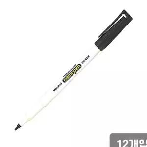 모나미네임펜 F중간글씨용0.5~1.0mm/흑-다스12개입 LWFNAACG 네임펜류 모나미펜