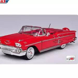 다이캐스트 1대24 모터맥스 1958 쉐보레 임팔라 RED LWD31BBA 다이케스트차 모형차