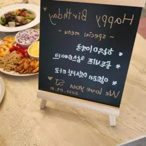 원목 블랙칠판 25x48 입간판 블랙보드 미니칠판 광고판 알림판 LWCFBDA0 보드판 흑판