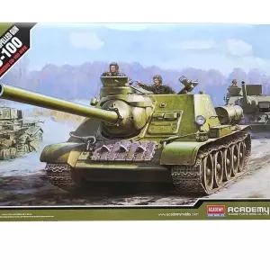 아카데미과학 소련 SU-100 자주포 프라모델 피규어 LWC53F16 밀리터리 전차장난감