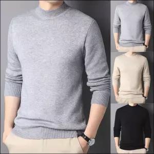 스웨터 데일리 반목니트 남자 가을 상의 터틀넥 겨울