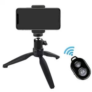 SMJ SM-3038 미러리스 카메라 볼헤드 스마트폰리모콘세트 LWC145F4 유튜브 미니삼각대