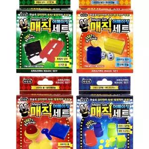마술도구 매직 놀이세트 4종X3 학예회 장기자랑 파티 마술놀이 LWCE7991 단체선물 판촉물