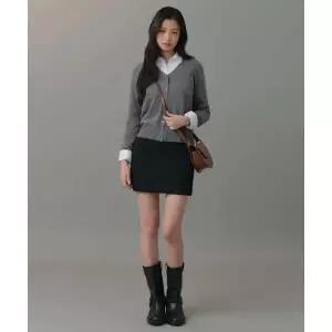 무신사 스탠다드 MUSINSA STANDARD WOMAN 우먼즈 베이식 미니 스커트 [블랙] MWASK9Z01-BK 169324