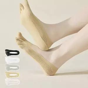 여성발가락양말 연예인극찬 양말 땀 흡수 좋은 시스루 펀칭 발가락 페이크삭스