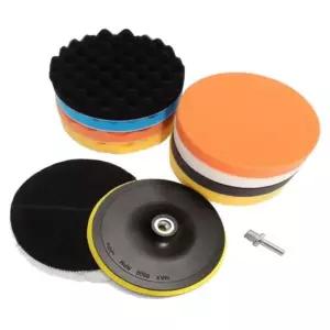 광택패드 전동드릴용 폴리싱패드 125mm 11PCS 세트