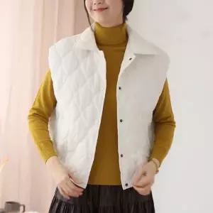 [웬디즈갤러리]카라 퀼트 패딩 조끼 OVT106