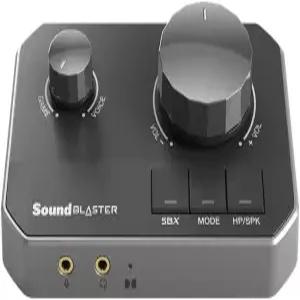 사운드 블래스터 G8 USB 듀얼 DAC 및 헤드폰 AMP 고해상도 오디오 고성능 앰프 게이밍 다중 플랫폼