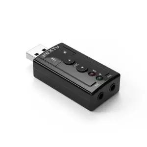 USB 7.1ch 외장 사운드카드 서라운드 데스크탑 노트북 사운드카드 컴퓨터 옵티