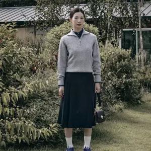 라코스테 여성 랩 플리츠 미디스커트 JF5406-55N HDE 5744181