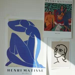 A3 명화 포스터 앙리마티스 드로잉 henrimatisse 액자 인테리어 LWD32E60 굿즈 감성