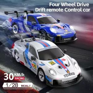 수집품 RC WLtoys 284191 284019-A 업그레이드 자이로 1/28 드리프트 카 4WD 고속 무선 조종 모델 2.4G 레