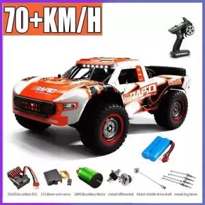 수집품 RC JJRC Q130 고속 RC카 오리지널 박스 70KM/H 2.4G 4륜구동 무선 조종 오프로드 트럭 자동차 라이