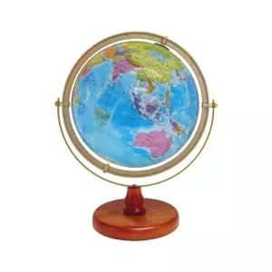 지구본 SJ-260-G1 H40cm 원목받침