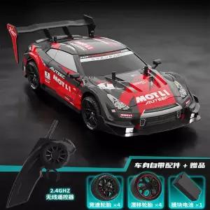 수집품 RC 자동차 GTR 2.4G 드리프트 레이싱 카 4WD 오프로드 라디오 원격 제어 차량 어린이 전자 취미 장