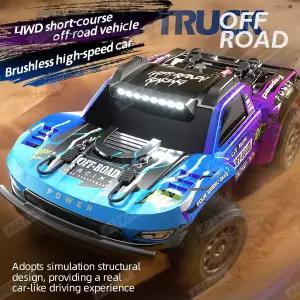수집품 RC JJRC Q130 Q130-C 70KM/H 4륜구동 RC카 라이트 브러시리스 모터 탑재 무선 조종 자동차 고속 드