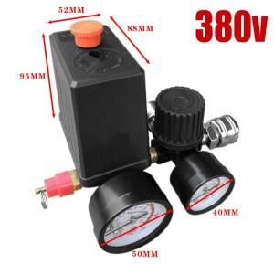 3000L/min 기포기 산소발생기 제어 밸브 0-180 PSI 게이지 220V/380V 레귤레이터 듀티 압축기 압력 스위치