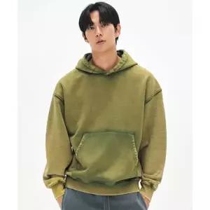 소버먼트 SOVERMENT 890G 컷 블리치 후드-에시드 카키-