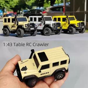수집품 RC LDARC X43 143 크롤러 RC카 풀타임 4륜구동 등반 자동차 장난감 리모컨 RTR 키트 어린이 및 성인