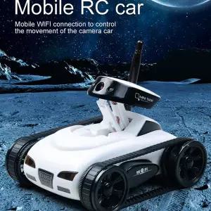 수집품 RC 무선 카메라 탱크 FPV WIFI 실시간 미니 RC카 HD 비디오 원격 제어 로봇 자동차 어린이용 지능형
