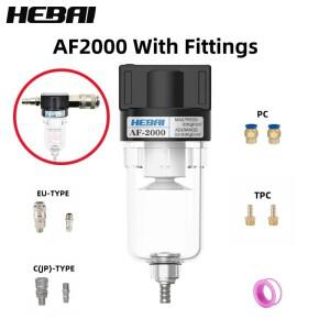 HEBAI FRL 유닛 AF2000 소스 프로세서 구리 필터 기포기 산소발생기 오일  물 분리기  부품 압축기