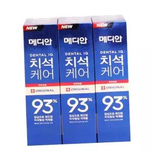 순한치약 메디안 치석케어 치약 3개입 120g