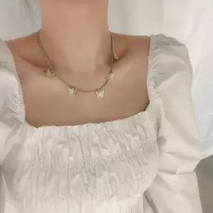 [옷자락]옷자락 미니멀 로브 굵은체인 써지컬스틸 목걸이 레이어드
