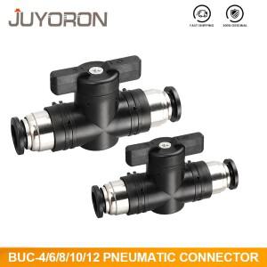 파이프 호스 커넥터 BUC  고속 개입 밸브  수동 스위치 핸드 4mm 10mm 12mm