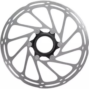 SRAM 센터라인 브레이크 로터 - 200mm 락 실버 UCI 규격 준수 일체형 디자인