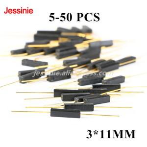 50pcs/5pcs GPS-11A 플라스틱 리드 스위치 3*11mm 자기 센서 평상시 열림 DIY 디지털 키트 없음