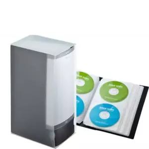 파일형 CD DVD 케이스 120매 블랙 보관함
