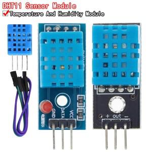 스마트 디지털 온도  상대 습도 센서 모듈 아두이노용 PCB DIY 스타터 키트 3 핀 KY-015 DHT-11