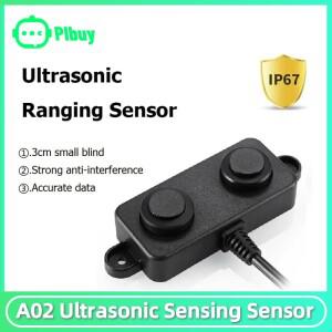 A02 초음파 감지 센서 UART 방수 범위 모듈 450cm RS485 I2C PWM 로봇 AGV 소형