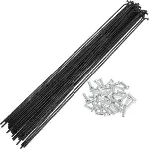 턱볼드 36 세트 14G 자전거 스포크 261mm 휠 카본 스틸 블랙