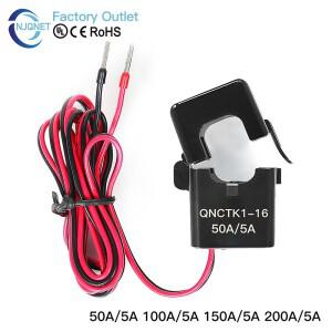 스플릿 코어 전류 트랜스포머  QNCTK1-16 50/5 100/5 200A 5A CT 클램프 개방형 센서