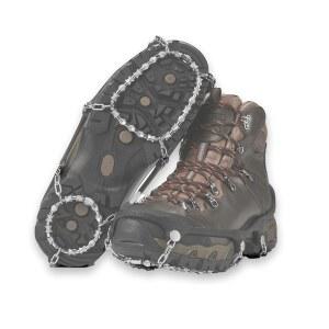 Yaktrax 다이아몬드 그립 - 얼음, 눈, 다양한 지형 표면에서 발 전체를 완벽하게 잡아주는 회전 가능한 비드 포인트 내한성 있는 Easy On / Off 탄성 상부 밴드