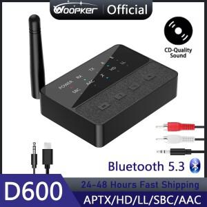오디오 어댑터 블루투스 5.3 무선 수신 및 송신 장치는 RCA AUX Qualcomm QCC3040 칩을 사용하여 AptX/HD/L