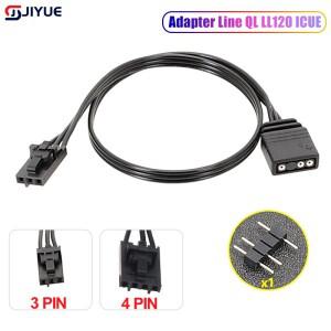 표준 ARGB 4Pin 어댑터 커넥터에 Corsair 용 케이블 해적선 컨트롤러 라인 QL LL120 ICUE