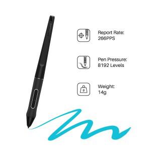 HUION PW517 그래픽 태블릿 펜 디지털 터치 스크린 스타일러스 배터리 Kamvas 13 22 12 GS1562/GS1161