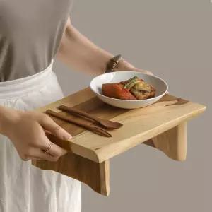 원목 우드 선반 30cm 받침대 주방 다용도 티크 정리