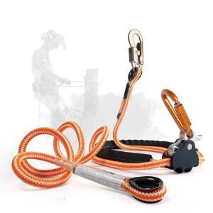 Pelican Rope의 ProClimb 수목 전문가 포지셔닝 랜야드 - 1/2인치 x 8피트 폴리에스터 로프와 강철 스냅 후크 포함 조절 가능하며, 가시성이 높고, 작업 및 나무 등반을 위한 ANSI / OSHA 인증 제품