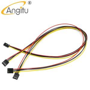 Angitu ITX FDD 플로피 4Pin 암 소형 4핀 변환기 전원 공급 장치 리드 케이블 코드 1pc-30CM 50CM