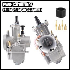 PWK 범용 카브레타 동력 주입 레이싱 미쿠니 코소 ATV 야마하용 바이크 오토바이 21mm 30mm 34mm