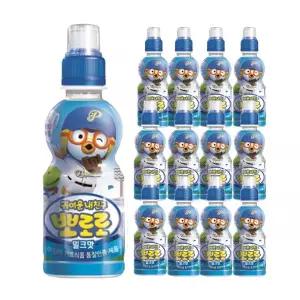 이젠서진 팔도 뽀로로 밀크맛 235ml 24개 뽀로로밀크 어린이 음료