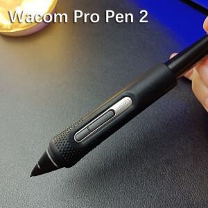 Wacom Pro Pen 2(KP-504E) 스타일러스용 컬러 펜 그립 드로잉 펜은 포함되지 않음