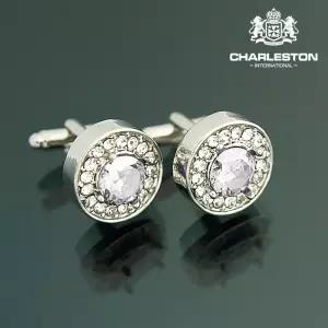 고급 charleston 넥타이핀 커프스버튼 드레스 셔츠