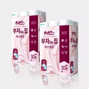 모나리자 30롤 녹스데코 2팩 30m 3겹 x