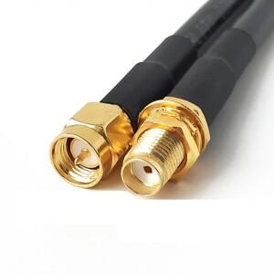 LMR200 50-3 동축 케이블 SMA 암 커넥터 RF 점퍼 50ohm 0.1-10m