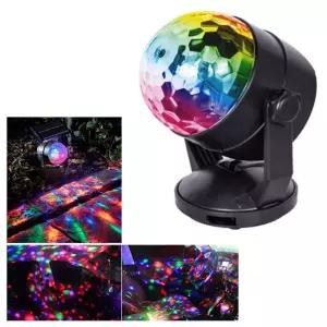 색상 7가지 LED 미러볼 파티조명 디스코